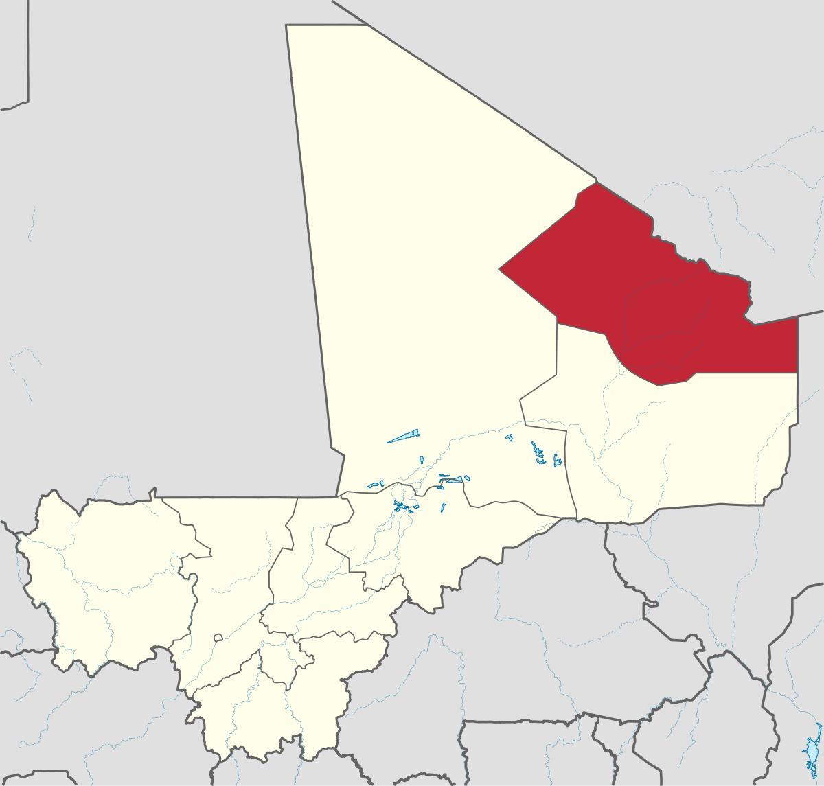 Mapa кидаль, Mali
