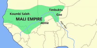 Królestwo Mali mapie